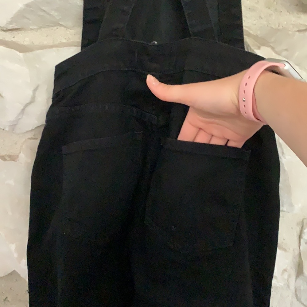 Madewell Black Denim Overalls in Lunar Wash | XS - Picture 15 of 16